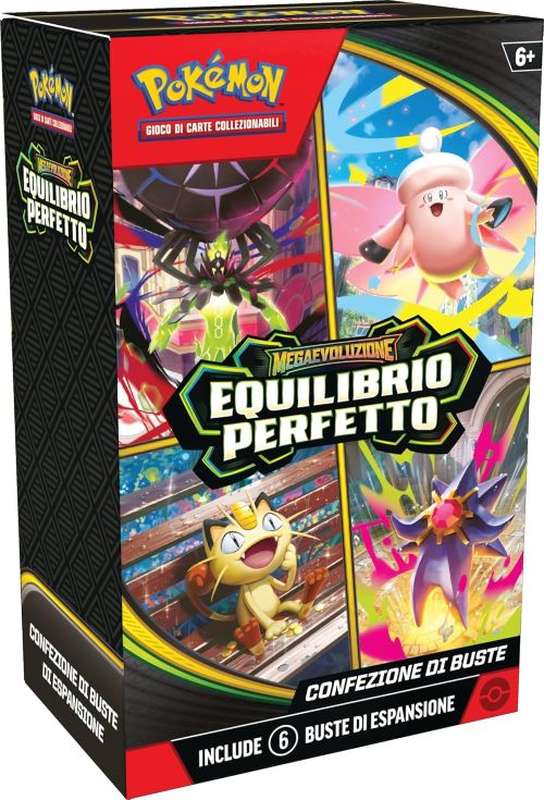 POKEMON Megaevoluzione EQUILIBRIO PERFETTO in Bundle M3 Gioco di carte Collezionabili In busta (7×12 cm) ITA…x6…x180